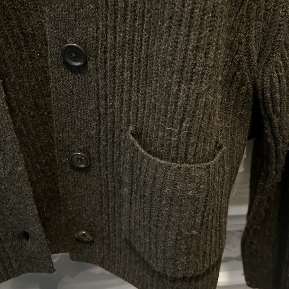 Uniqlo oversized grey knit cardigan - Picture 3 of 4